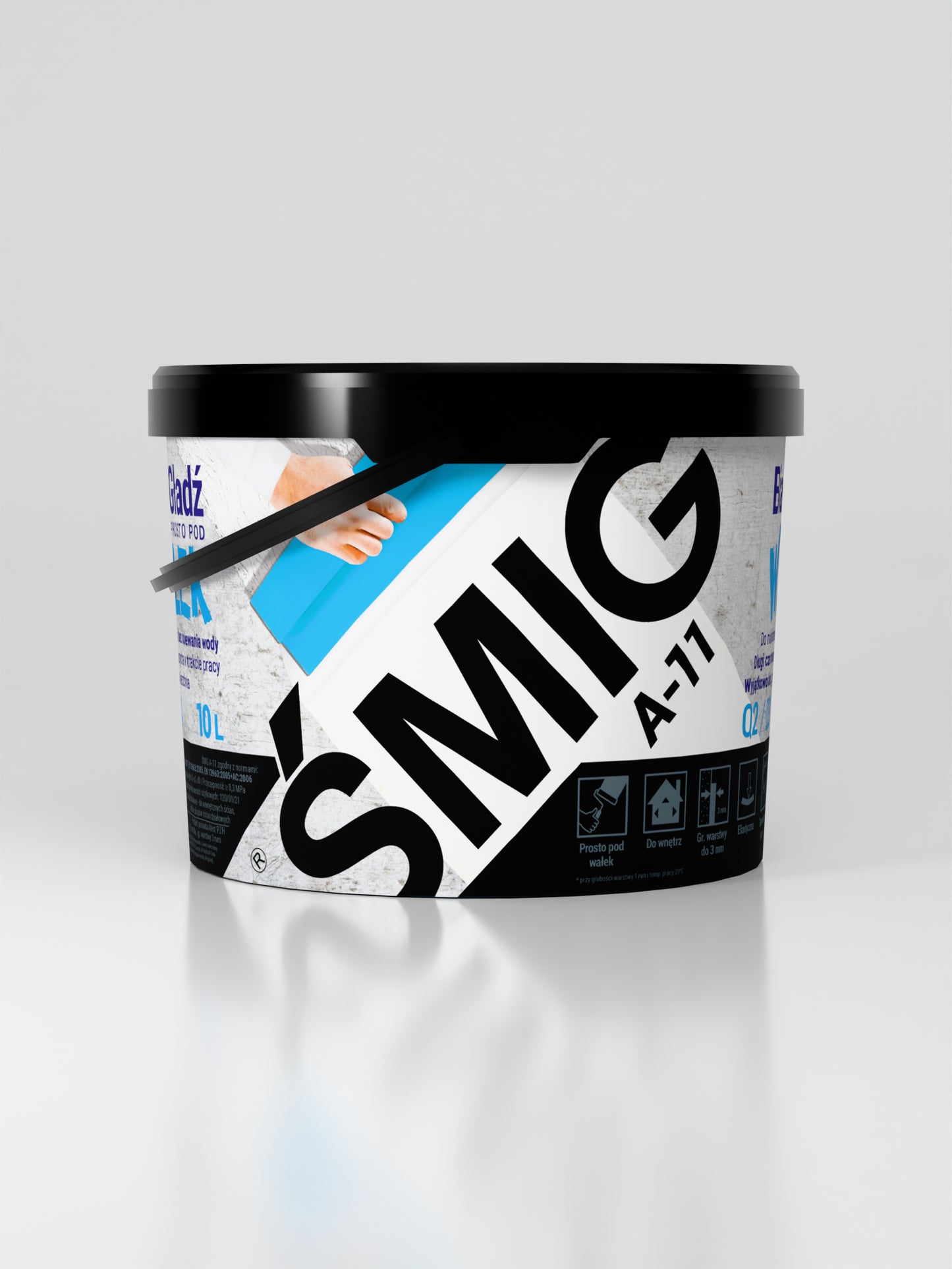 Biała Gładź Prosto Pod Wałek ŚMIG A-11