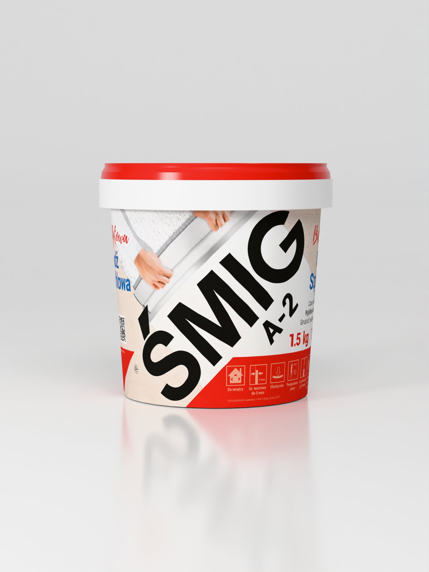 Biała Gotowa Gładź Szpachlowa ŚMIG A-2