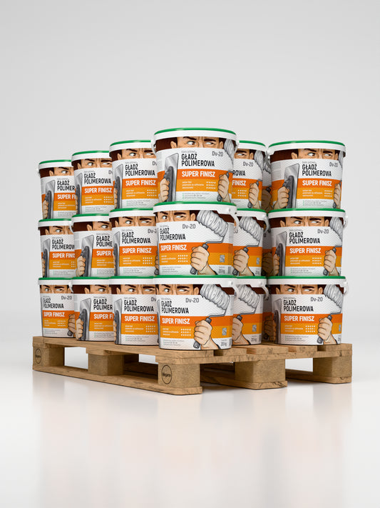 Gładź polimerowa SUPER FINISZ Megaron Dv-20 paleta (33 szt x 20kg)