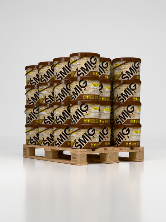 Gotowy klej do płytek dekoracyjnych ŚMIG F-2 paleta (44 szt x 15kg)