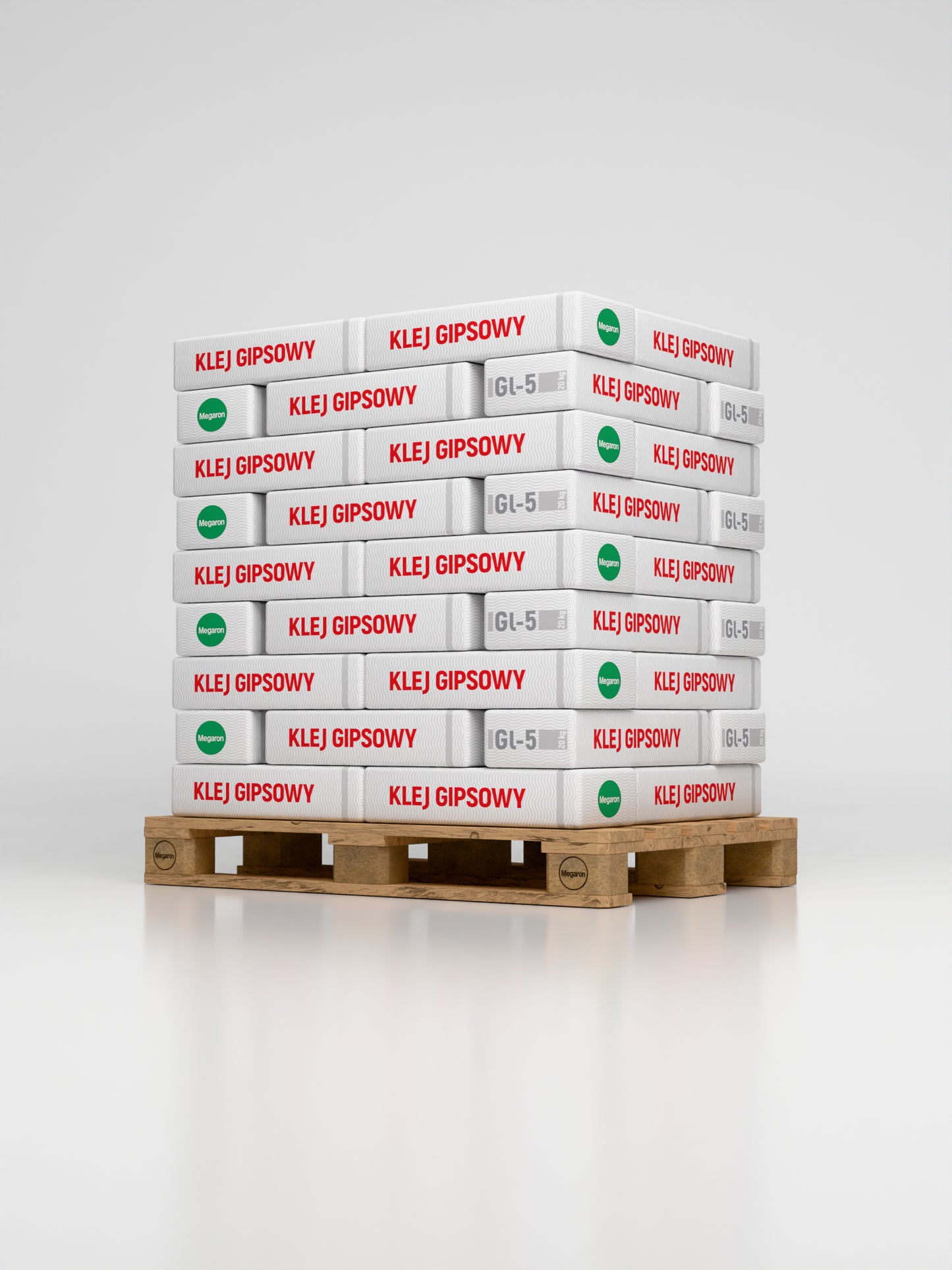 Klej gipsowy Megaron Gl-5 paleta (54 szt x 20kg)