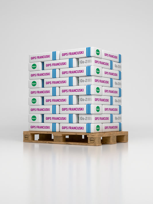 Gips szpachlowy FRANCUSKI Megaron Gs-2 paleta (54 szt x 20kg)